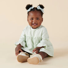 Load image into Gallery viewer, ISLA GINGHAM L/S ROMPER - SAGE