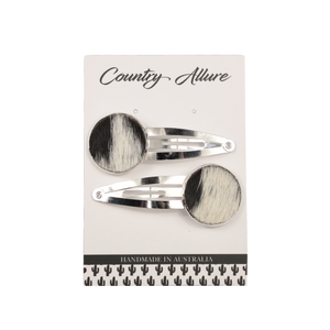 Country Allure - Double Cowhide Hair Clip 005