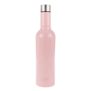 OASIS S/S DOUBLE WALL INSULATED WINE TRAVELLER 750ML