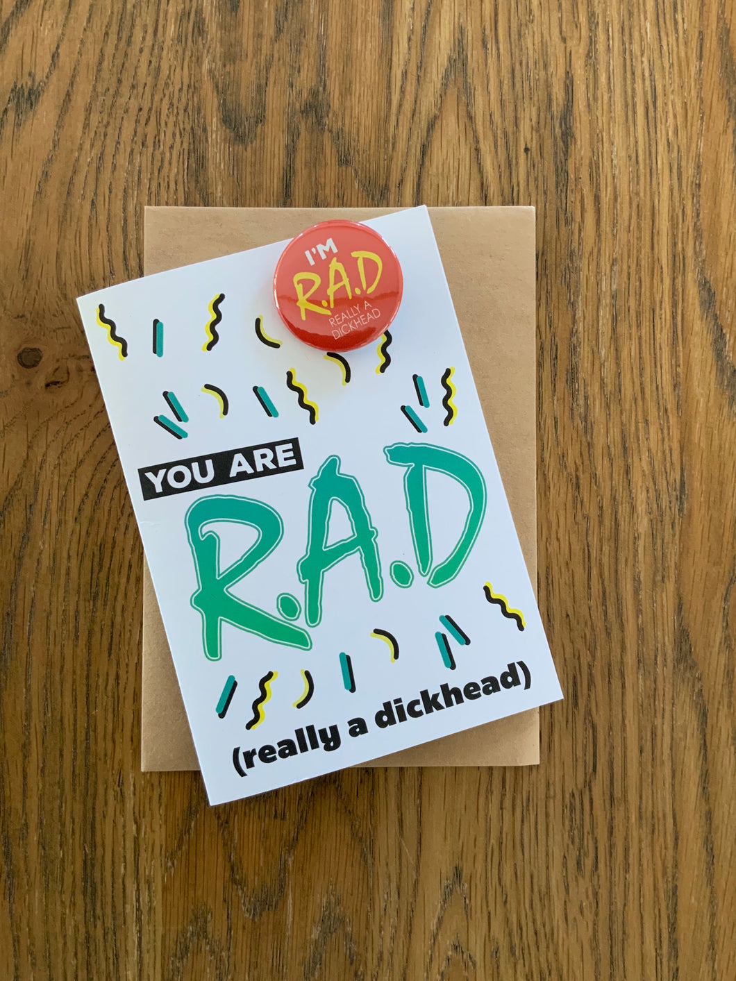 GREETING CARD - REALLY A D**KHEAD