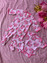 Load image into Gallery viewer, Knot Beanie - Pink Floral Roses