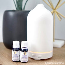 Load image into Gallery viewer, White Stone Ultrasonic Oil Diffuser