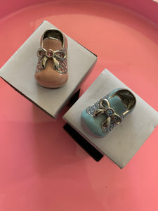 Baby Booties with Crystals