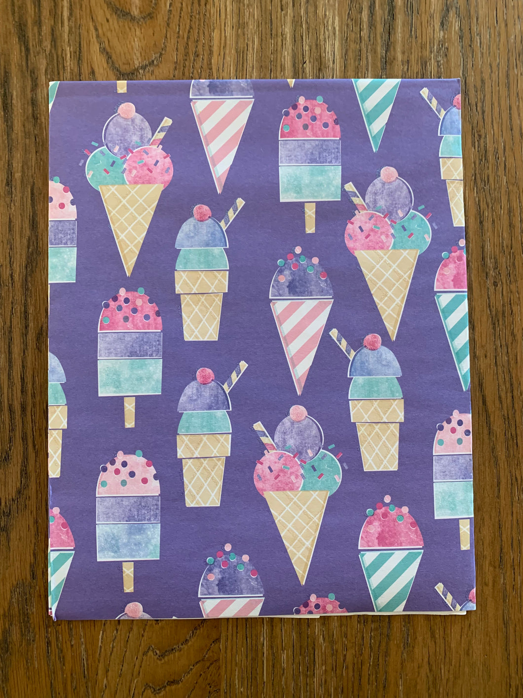 Wrapping Paper - Ice Cream (E5999)