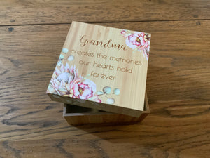 Timber Trinket Box - Grandma