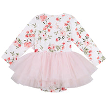 Load image into Gallery viewer, Penny Floral L/S Melody Tutu Romper - Pink