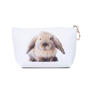 Plush Rabbit Cosmetic Bag