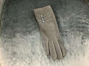 IVYS - Three button Broken stitch glove