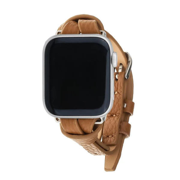 Apple Watch Band Tan Leather