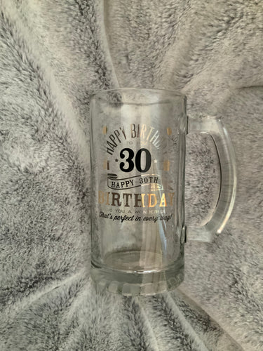 Beer Mug - Happy 30th