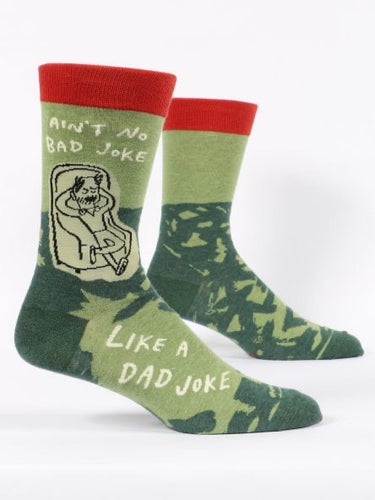 Men’s No Bad Joke, Like A Dad Joke Crew Sock