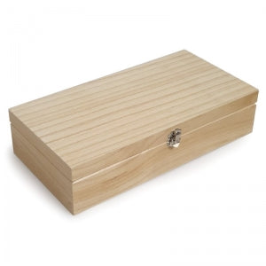 Wooden Oil Storage Box - 50 Compartment Large
