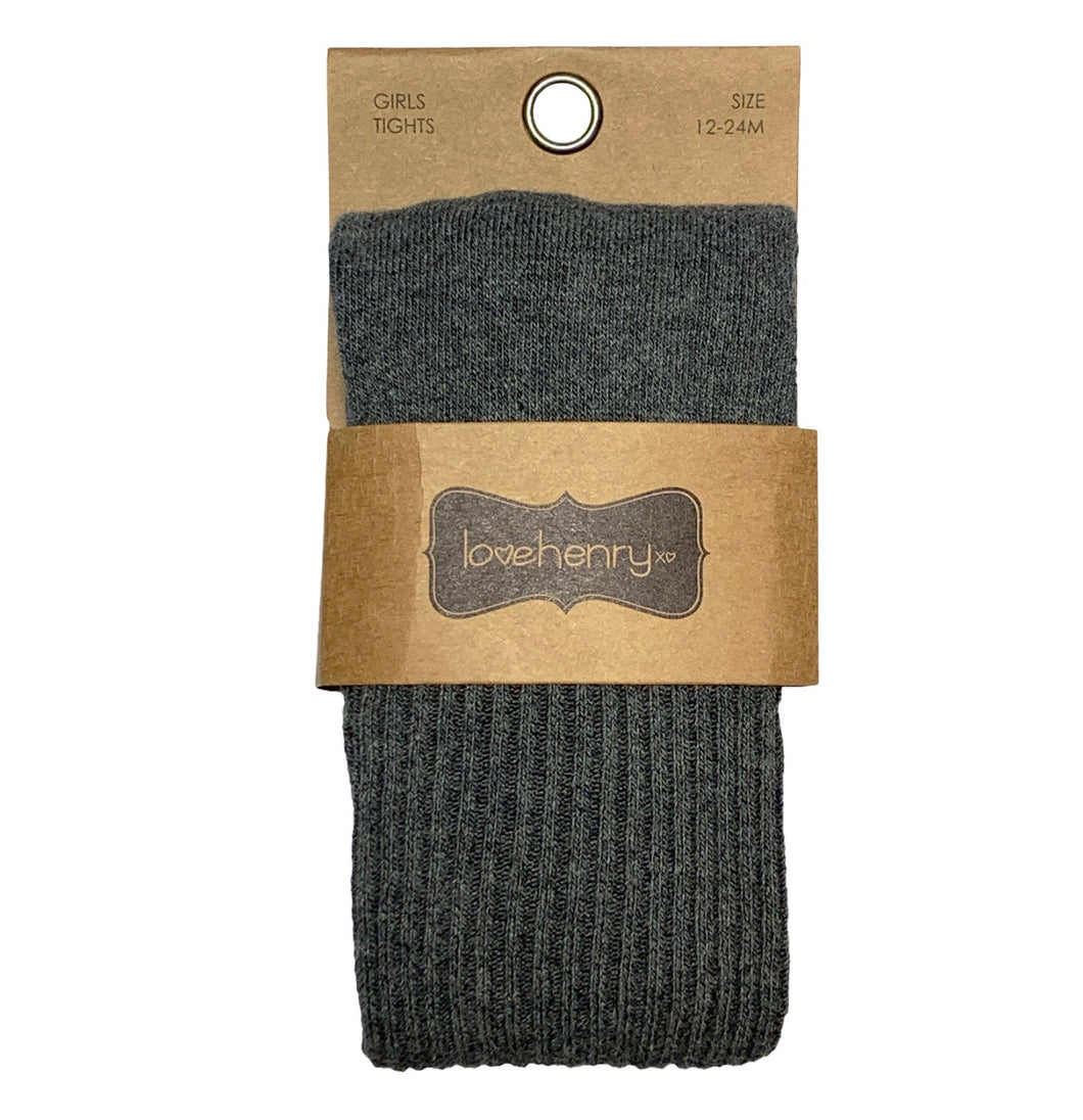 LOVE HENRY - COTTON TIGHTS CHARCOAL