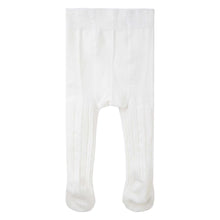Load image into Gallery viewer, BABY CABLE KNIT TIGHTS - CREAM