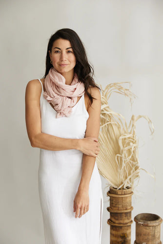 Scarf ~ French Riviera ~ Blush