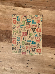 Wrapping Paper - Alphabet Multi