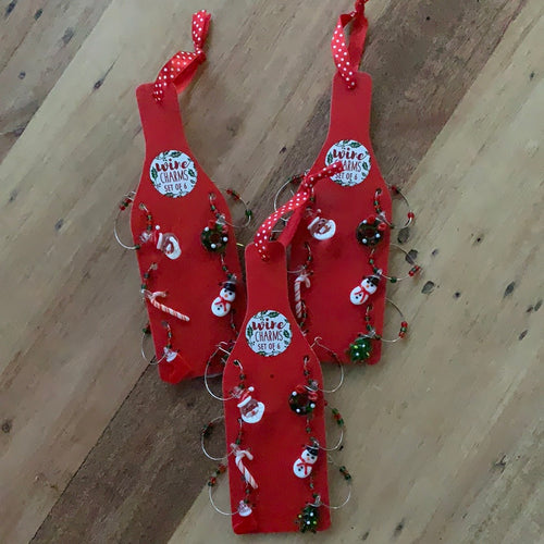 X-Mas Wine Glass Charms