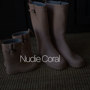 GUMMY WELLY GUMBOOTS - NUDIE CORAL