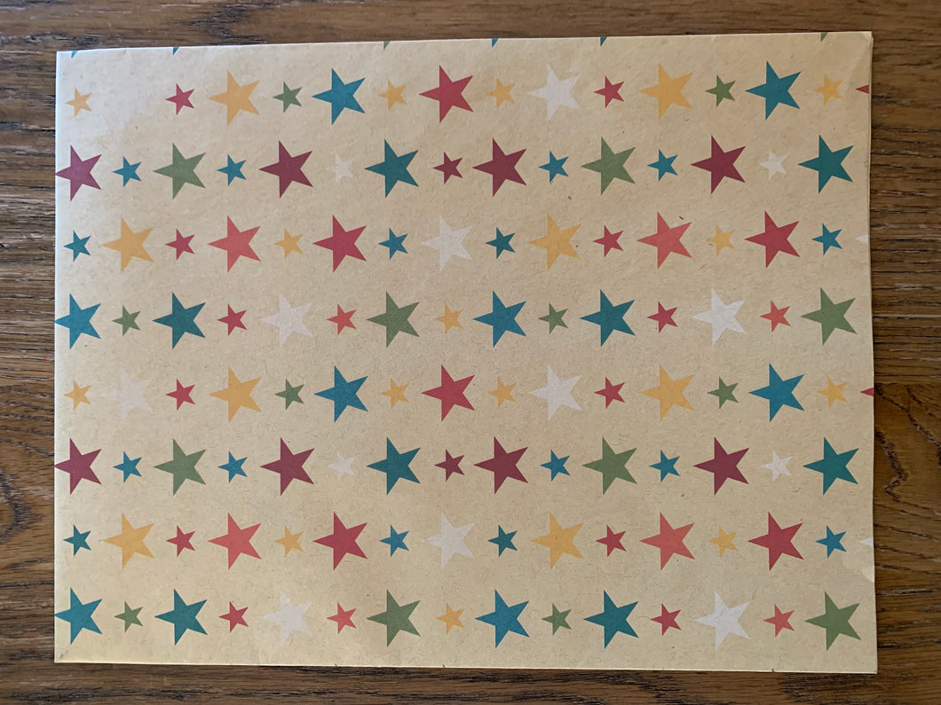 Wrapping Paper - Multi Star