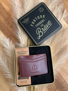 GENTLEMEN’S HARDWARE Leather Card Holder