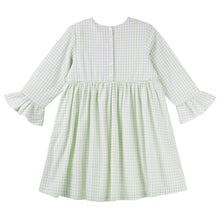 Load image into Gallery viewer, ISLA GINGHAM L/S DRESS - SAGE