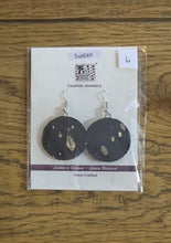 Load image into Gallery viewer, ROUND DROP HAIRON EARRINGS – SUDAN