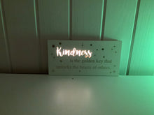 Load image into Gallery viewer, LED Sentiment Block - Kindness