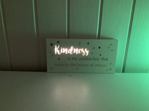 LED Sentiment Block - Kindness