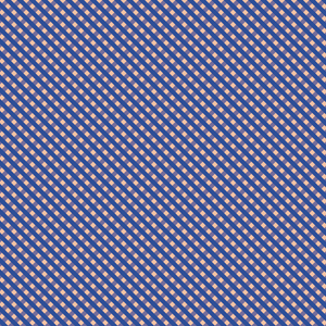INDIGO GINGHAM MINI CIRCLE STUD EARRINGS