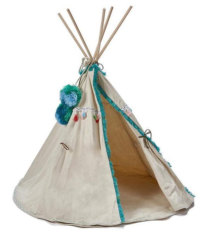 WOODSTOCK WIGWAM - DOLL’S TEEPEE AQUA