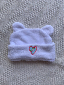 Winter Velour Hat With Ears