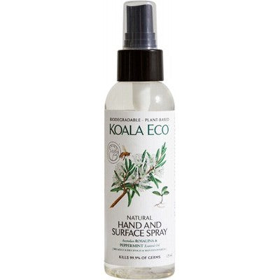 KOALA ECO Natural Hand And Surface Spray  Rosalina & Peppermint 125ml