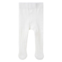 Load image into Gallery viewer, BABY CABLE KNIT TIGHTS - CREAM