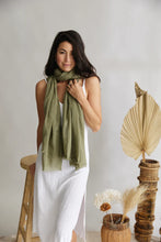 Load image into Gallery viewer, Scarf ~ French Riviera ~ Khaki