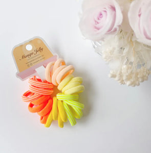 Metal Free Hair ties (3cm) - Citrus
