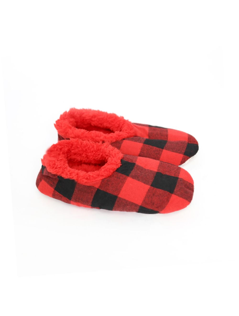 SLUMBIES - RED/BLACK PLAID MEN’S