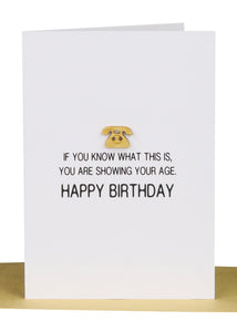 Birthday Greeting Card – Phone