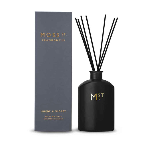 MOSS STREET - SUEDE & VIOLET SCENTED DIFFUSER