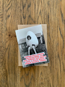 GREETING CARD - F**K WHAT PEOPLE THINK