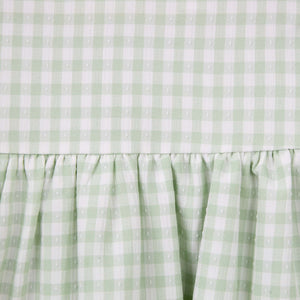 ISLA GINGHAM L/S ROMPER - SAGE