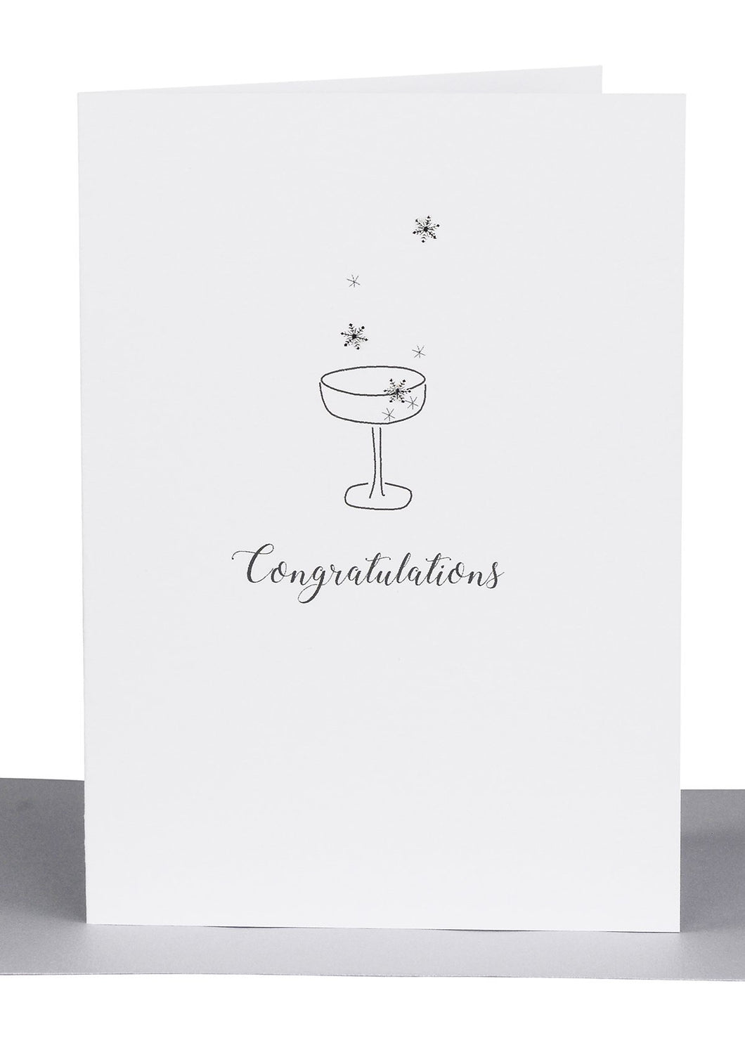 Congratulations Greeting Card – Champagne
