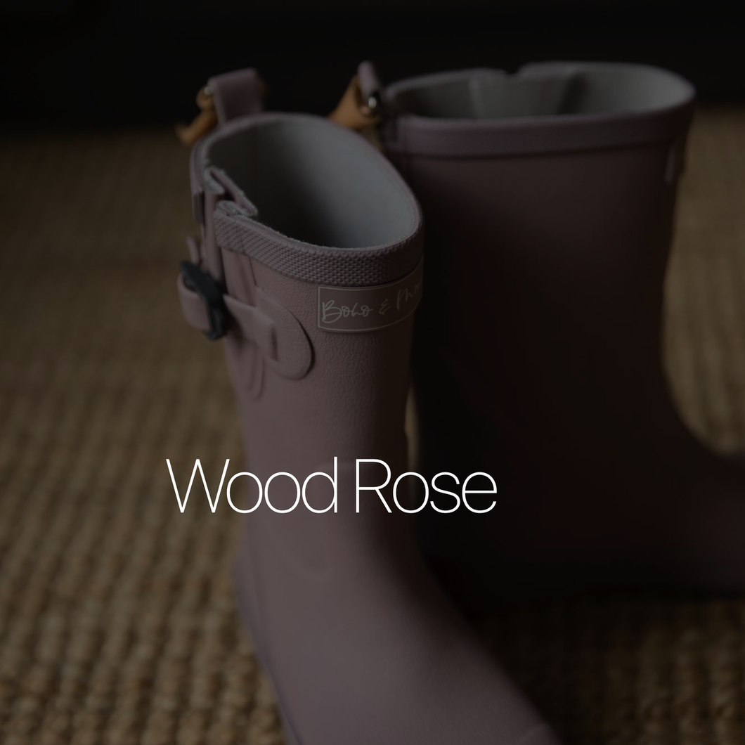 GUMMY WELLY GUMBOOTS - WOOD ROSE