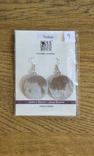 Load image into Gallery viewer, ROUND DROP HAIRON EARRINGS – SUDAN