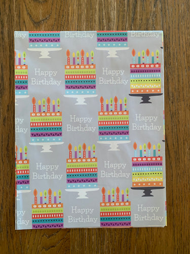 Wrapping Paper - Cake (E1326)
