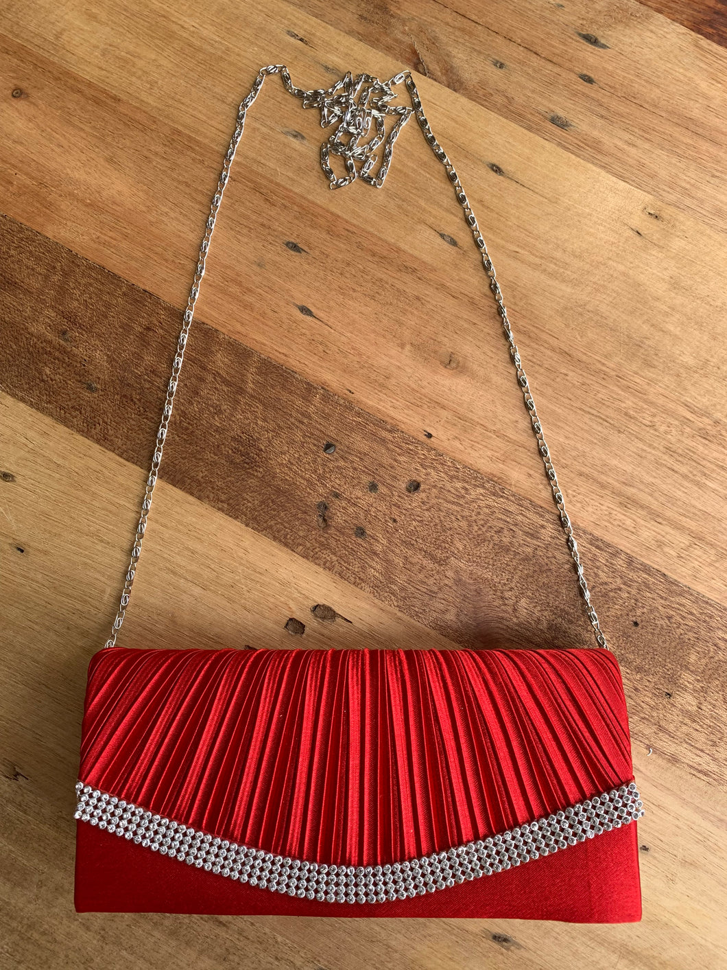 Rouched Evening Bag