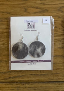 ROUND DROP HAIRON EARRINGS – SUDAN