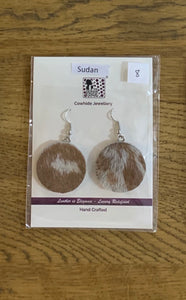 ROUND DROP HAIRON EARRINGS – SUDAN