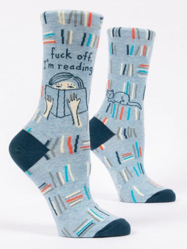 Women’s F**k Off I’m Reading Crew Sock